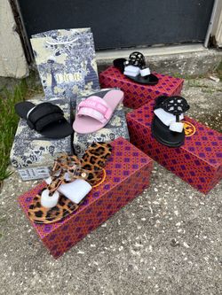 Slides and sandels