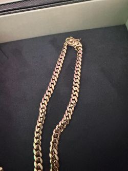 14 gold Cuban chain