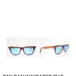 RARE! Ray-Ban WAYFARER 2140 1176/17 3N - Turquoise Lens