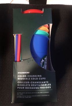 Starbucks color changing cup