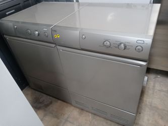 Asko 24" tan stackable front load washer and dryer set - Free delivery