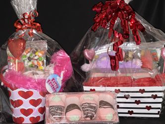 Freeze Dried Candy Valentines Day Baskets