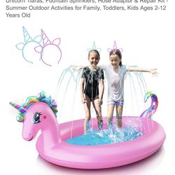 Unicorn splash pad