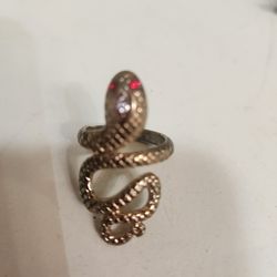 SNAKE RING  COSTUME JEWERY , SIZE 5-6