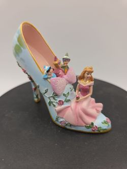 Bradford Exchange Disney Once Upon A Slipper Sleeping Beauty A Briar Rose...