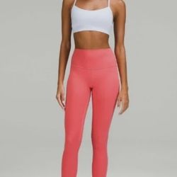 Lululemon align highrise 25’ Leggings size: 4 Guava Pink