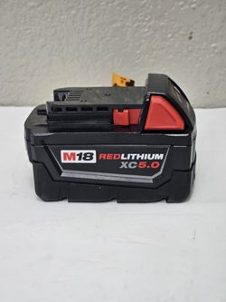 Milwaukee M18 18-Volt 5.0 Ah Lithium-Ion XC Extended Capacity Battery Brand New 