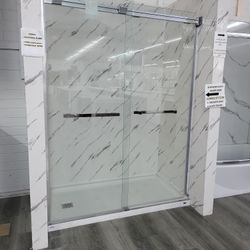 Shower Combo Glass Doors Shower Base 