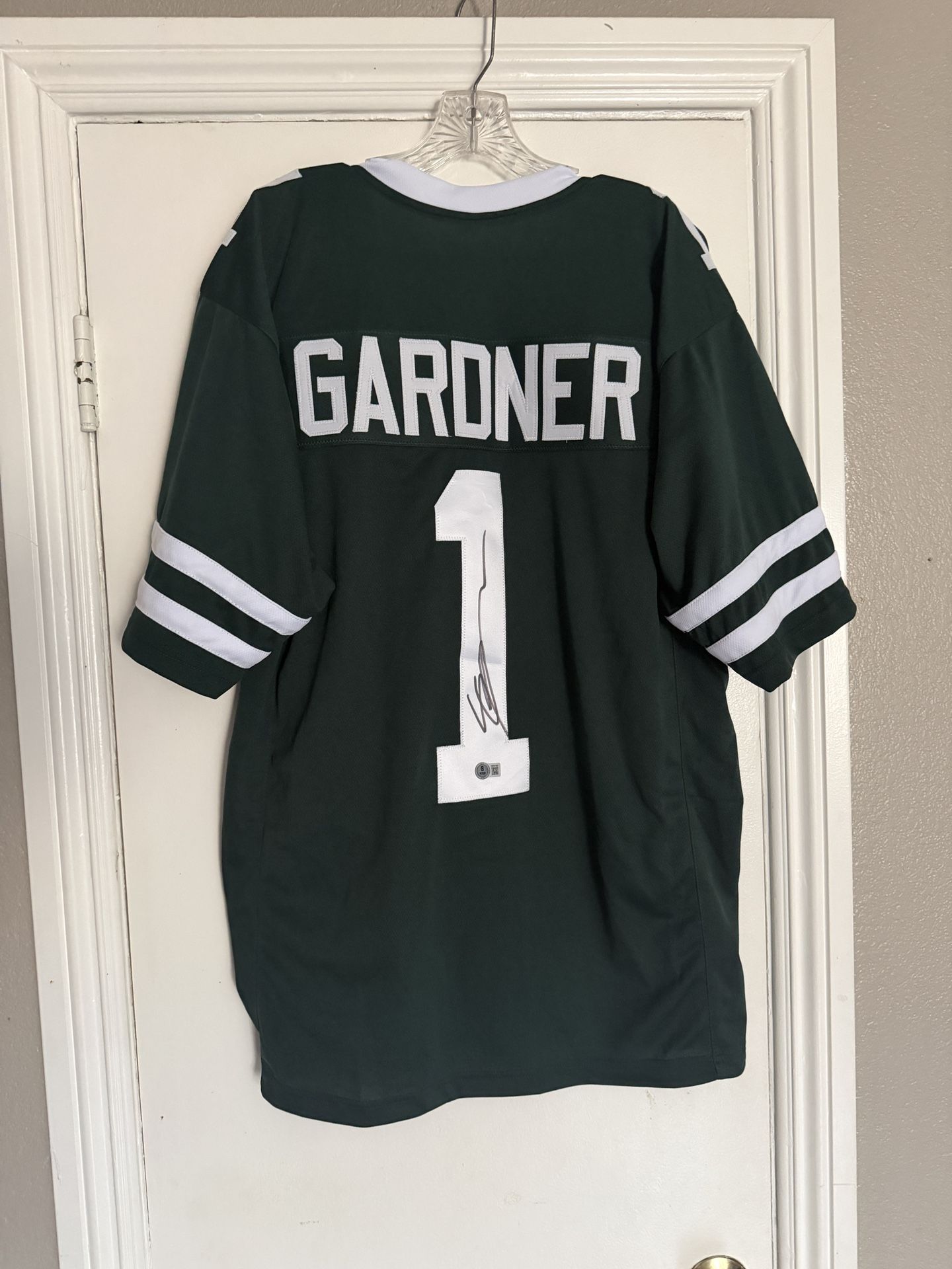 Sauce Gardner Autographed Jets Jersey