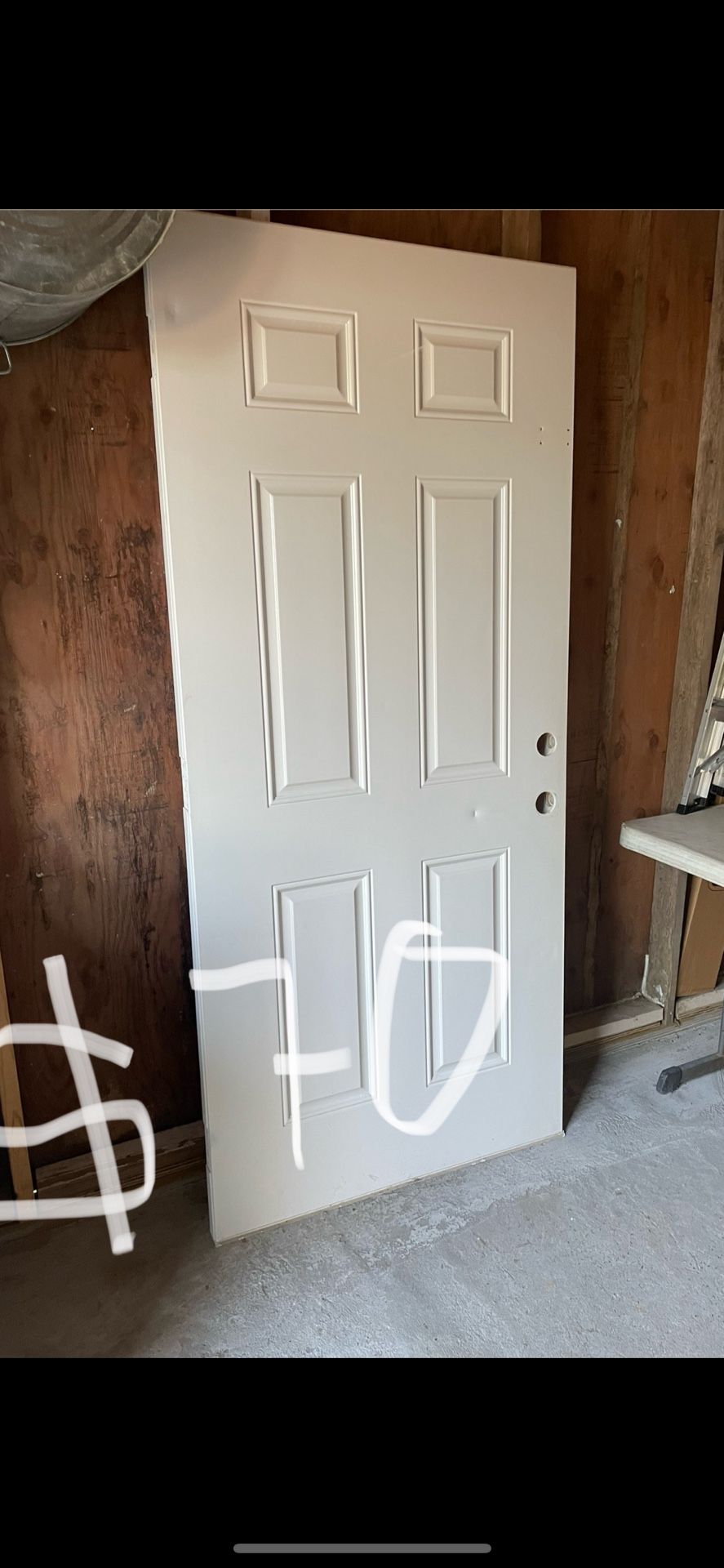Outside Door.