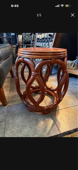 Antique Rosewood plant stand pedestal
