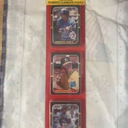 1987 Donruss Baseball Blister Pack w/ Mark McGwire