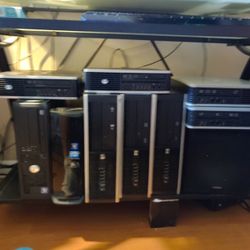 All Types If Desktops From Pentium To i5 Loaded And Ready To Work Windows 10,Office Installed