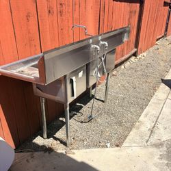 Commercial Sink Stainless Steel 70x43
