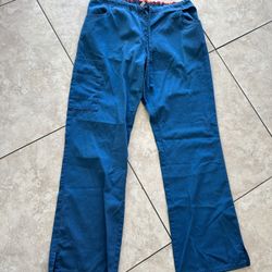 Dickies Scrub Bottoms Size Small Blue Stretch Pockets Stretchy Flexible $10 Each