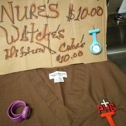Brand New Nurse Watchers, Pin To Scrubs, Different Colors! L👁👁k... 