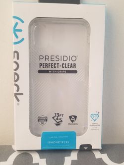 PRESIDO PERFECT CLEAR WITH GRIPS CASE FOR IPHONE