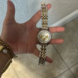 Silver And Gold Watch/NOT REAL GOLD