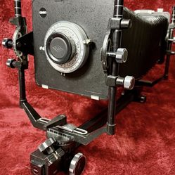 CAMBO SC-2 4x5 Monorail View Camera w/ ILEX Paragon 6.5” f:4.5 Lens & Shutter