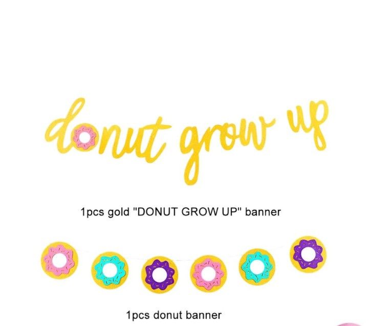 Donut Grow Up/ Sweet One Theme