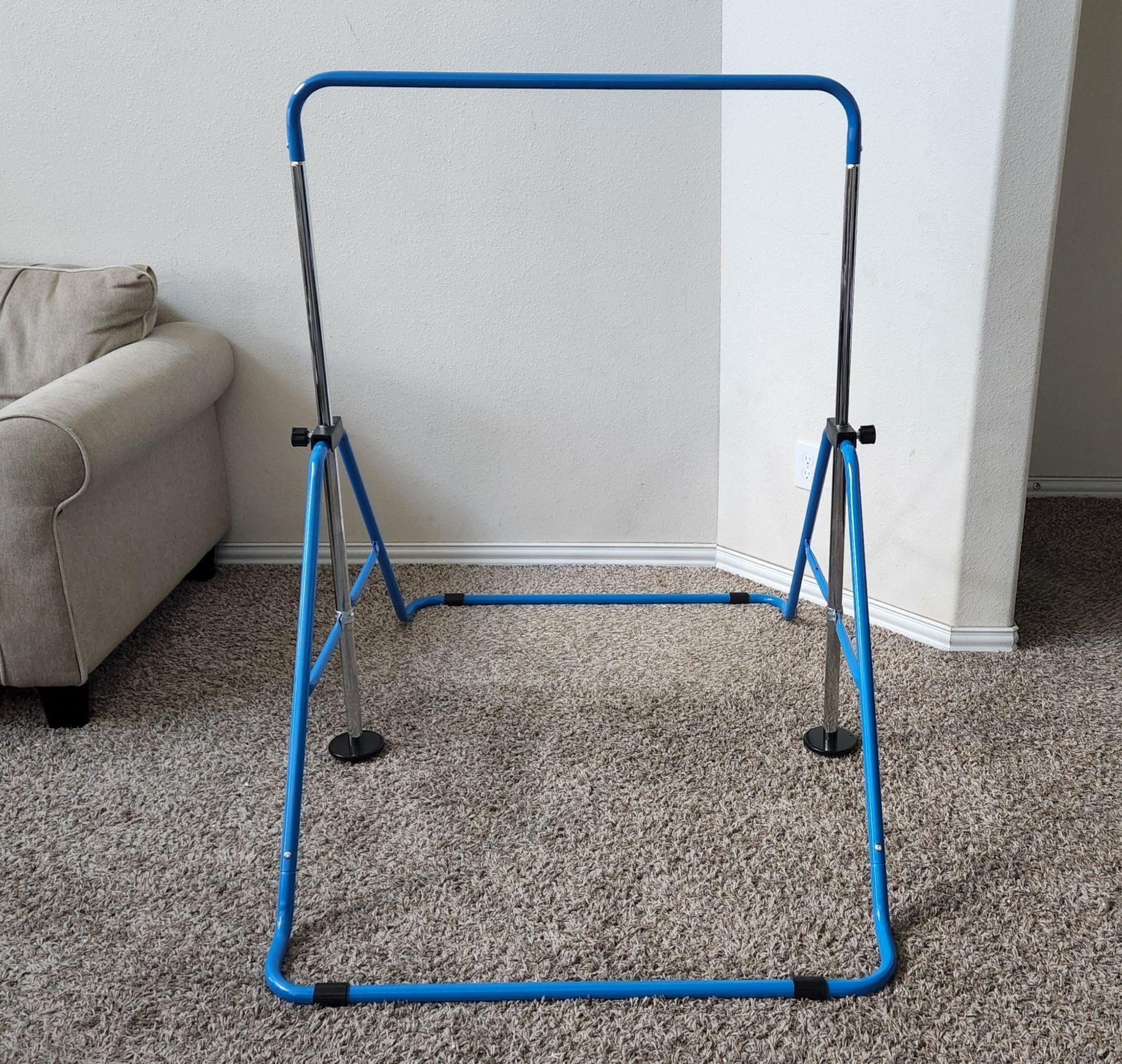 Expandable Steel Folding Gymnastics Bar/Climbing Tower/Monkey Bars with Adjustable Heigh