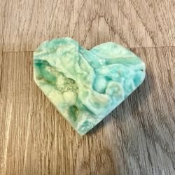 🩵 Crystals | Hemimorphite Heart 🩵