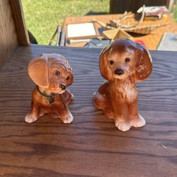 Dog Glass Figurines 