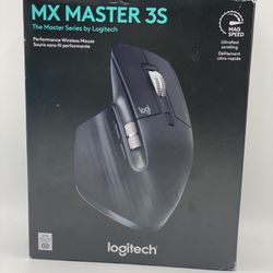 Logitech - Black MX Master 3S Wireless Laser Mouse with Ultrafast Scrolling