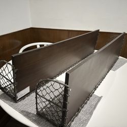 2 Floating wire Wall Shelves from Pottery Barn Teen. 