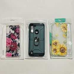 3333Motorola Moto G Power G8 Power Armor Case, Ring Stand Cover/ Yellow/Rose Flower