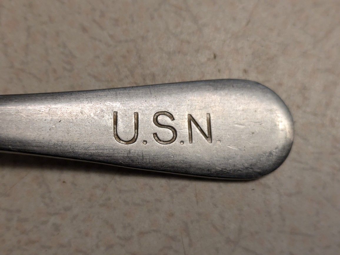U. S. Navy 7" SILCO Stainless Steel Dinner Spoon
