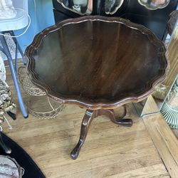 Antique Pie Crust Table