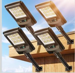 (4 Pack)  Solar Street Light