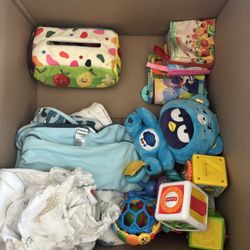 Box Of Baby Boy Items