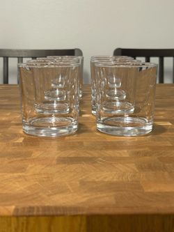 8 Short Drinking Glasses