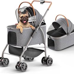 Pet Stroller for Small Medium Dogs and Cats