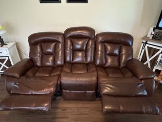 Leather sofa