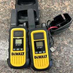 Dewalt Walkie Talkie Pair 