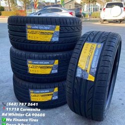 245/35R20 Land Golden New Set of Tires Installed and Balanced Set de Llantas Nuevas Instaladas y Balanceadas