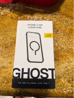 Ghost iPhone 17 Air Clear& Black Case