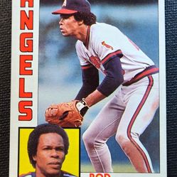 1984 Topps Baseball Card #600 Rod Carew 