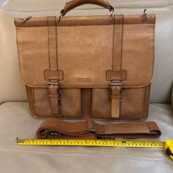 Used Leather Kenneth Cole Messenger Bag