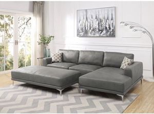 Sectional antique gray - on stock only 2 pieces