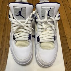jordan 4 metalic purple