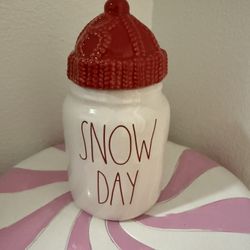 RAE DUNN SNOW BABY DAY CANISTER
