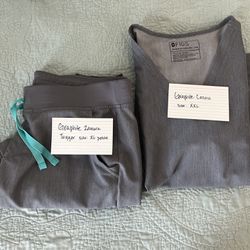 Two Sets Of Figs Scrubs