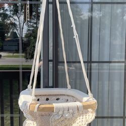 HANDMADE crocheted Ceiling Swing Chair for Baby