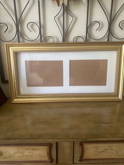 Gold picture wall frame