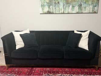 Black Velvet Sofas
