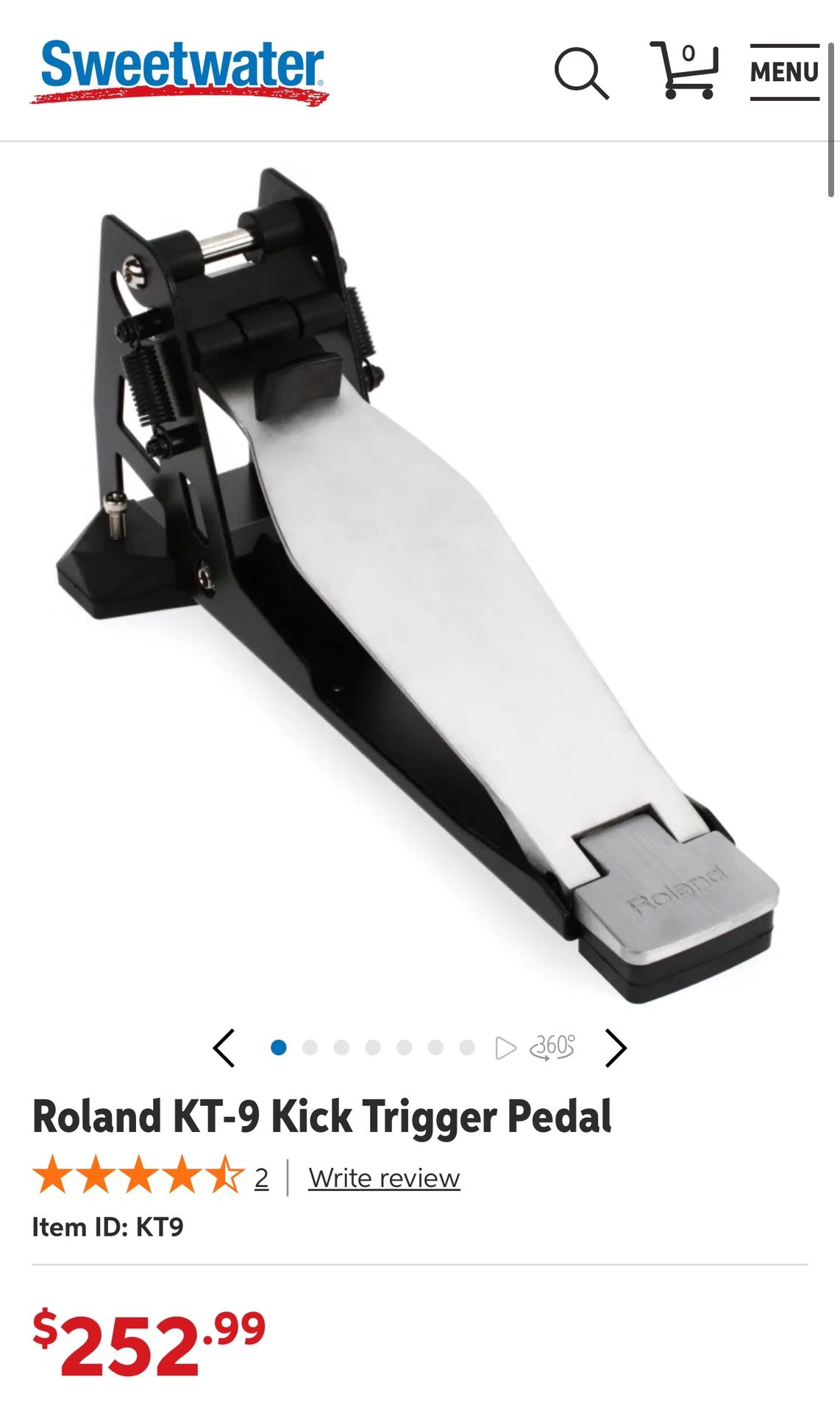 Roland bass pedal KT-9